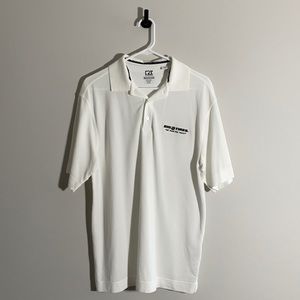 Big O Tires white polo medium